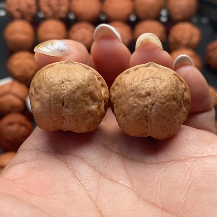 核桃精品文玩核桃手捻玉蝉