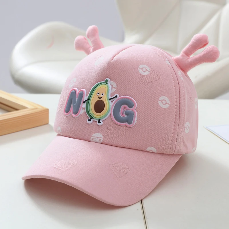儿童帽子春秋款女童鸭舌帽女孩太阳帽棒球帽宝宝防晒遮阳帽防晒帽