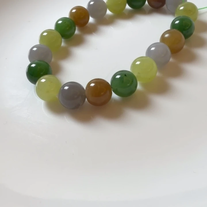 和田玉未镶嵌手链卡10多宝