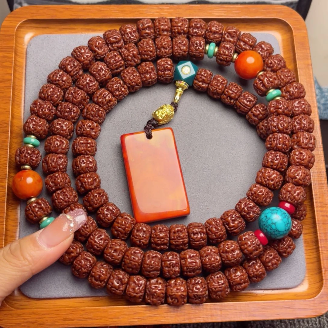 金刚菩提吊坠藏式直切一代龙