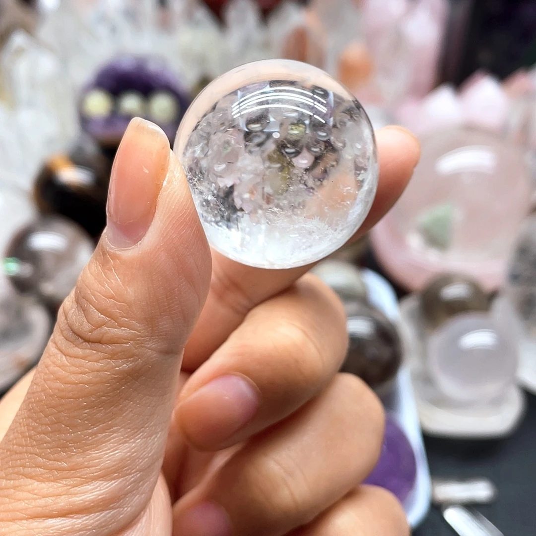 水晶未镶嵌珠宝半成品41卡3公分