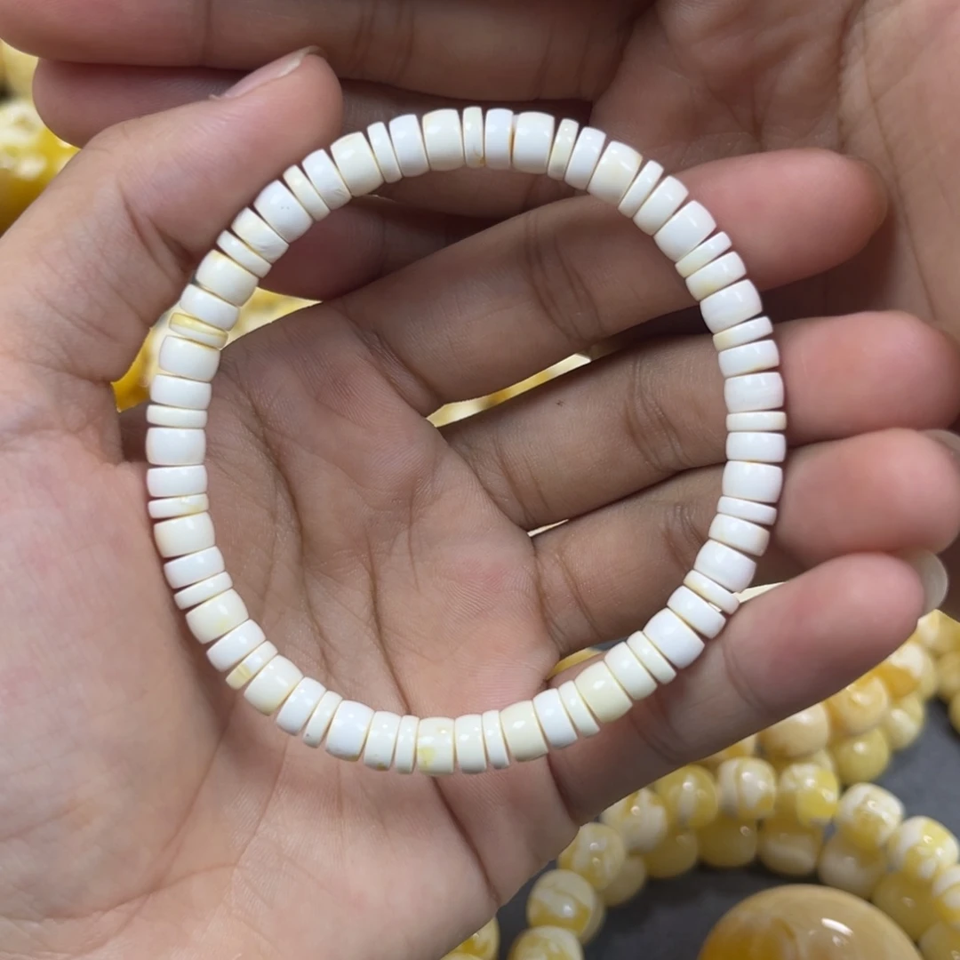 琥珀未镶嵌手串直切6mm