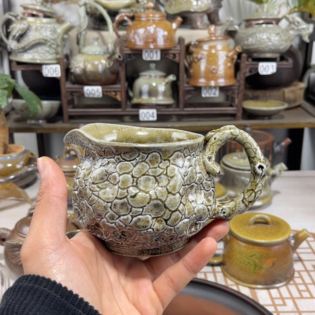 240cc白泥柴烧公道杯微瑕福利款