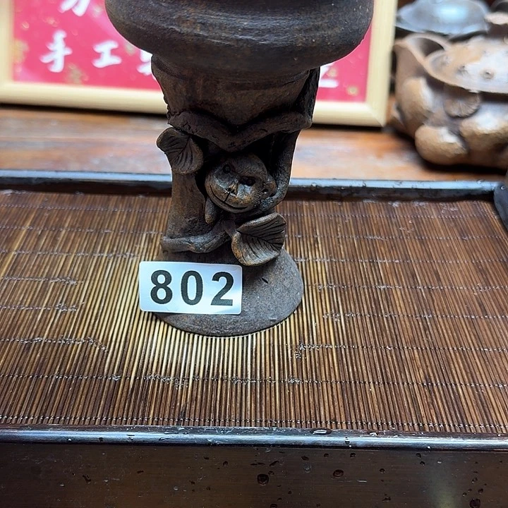 纯手工制作粗陶茶具