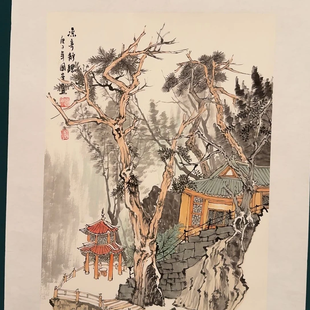 国画丁老师作品画作