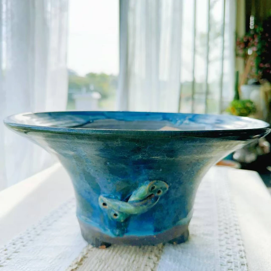 38口径景德镇青铜大拼盘花盆