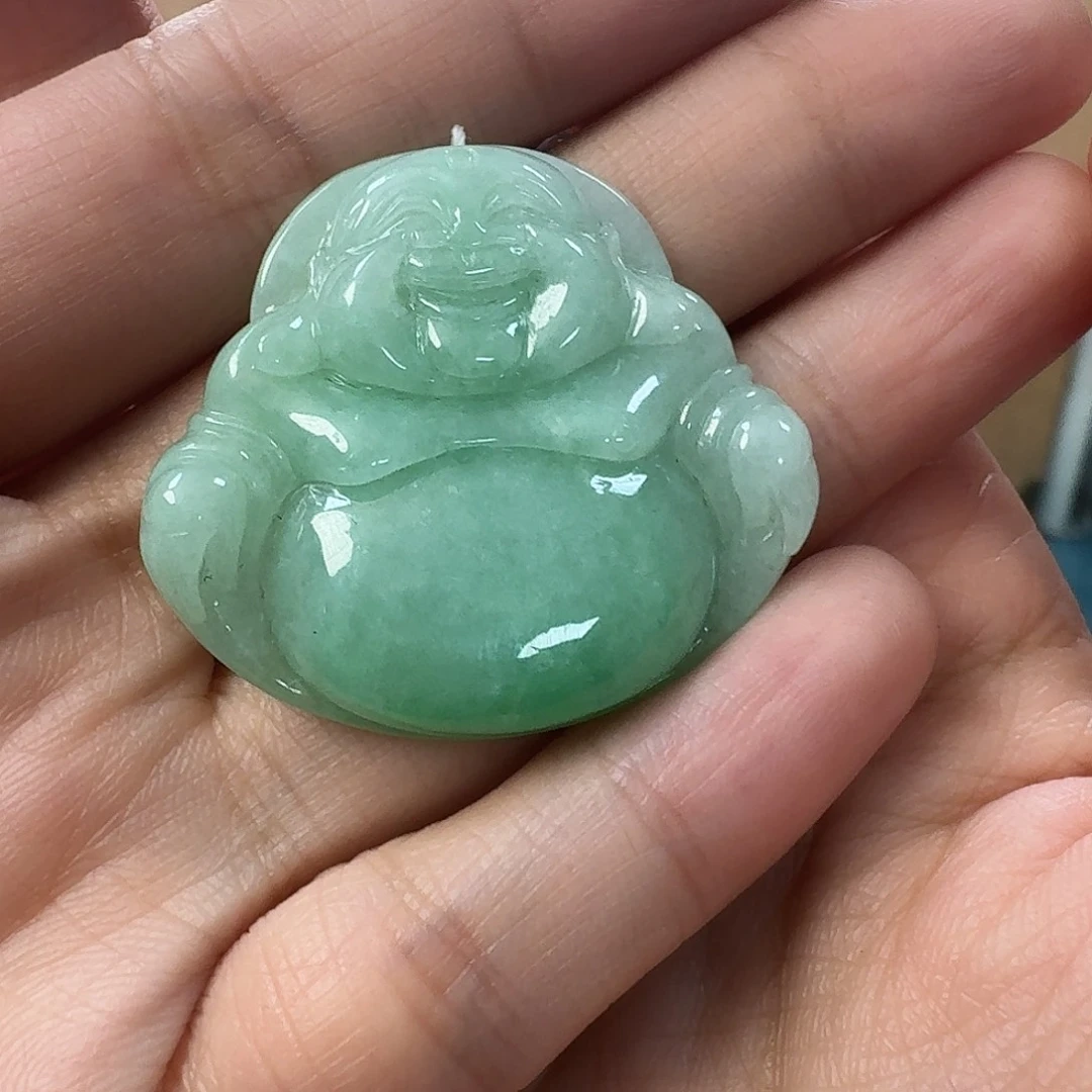 翡翠未镶嵌颈饰翡翠颈饰