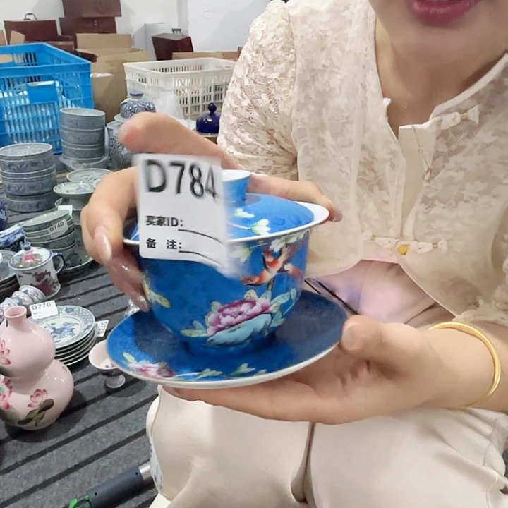 摆件景德镇高温陶瓷D784