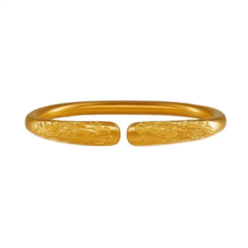 合金手镯 古法精美时尚复古实心手镯1