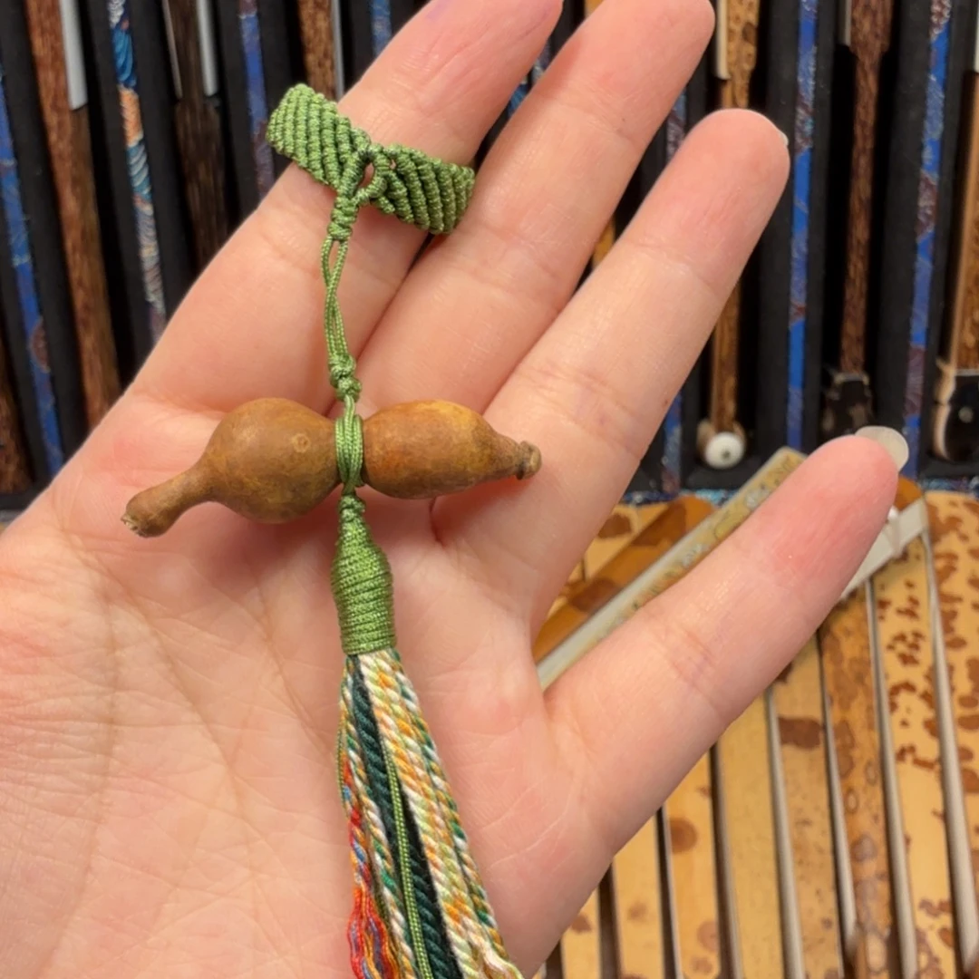 扇子手编绳葫芦扇箍一个