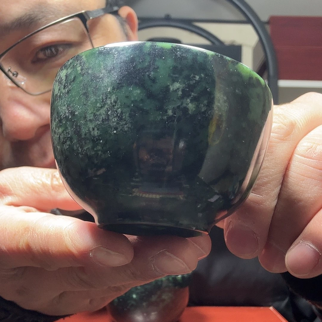 蛇纹石玉未镶嵌藏玉药王石产品