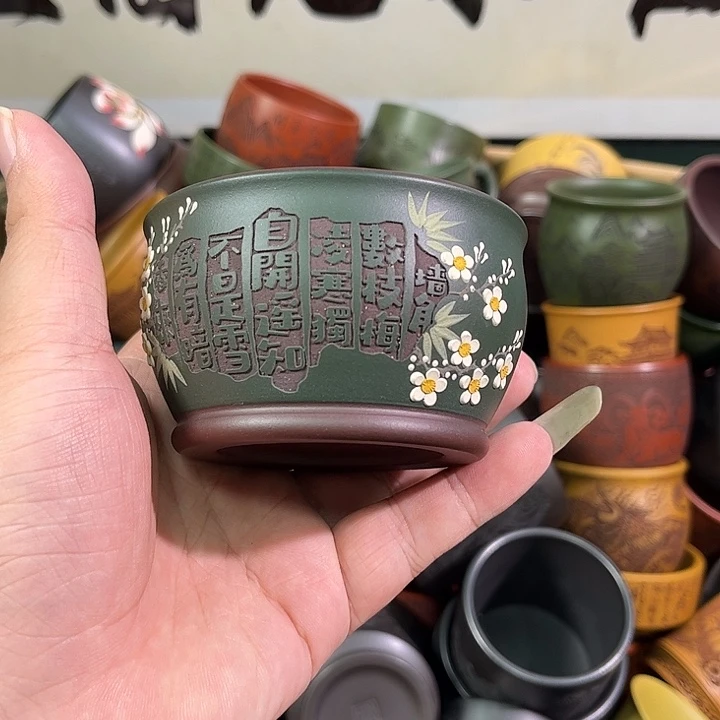 茶杯紫砂全手工紫砂主人杯