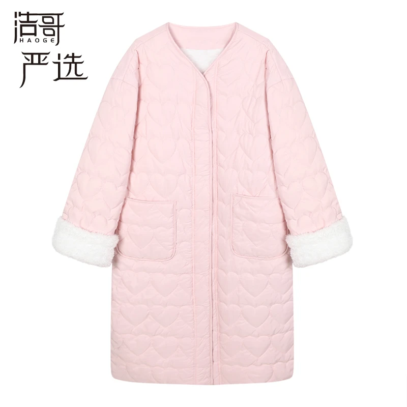 【西恩定制】大衣D3DY043T冬季时尚休闲加厚保暖中长款设计感外套