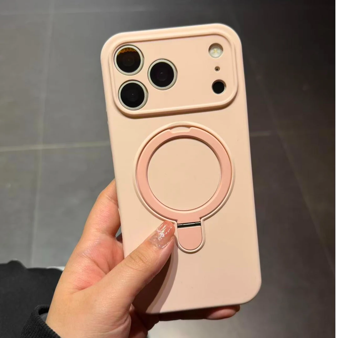 苹果iphone17promax手机壳磁吸支架液态硅胶AI相机拍照按键全包