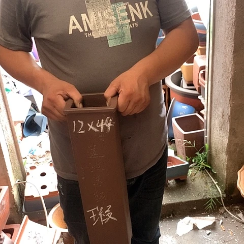 紫砂花盆手工制作