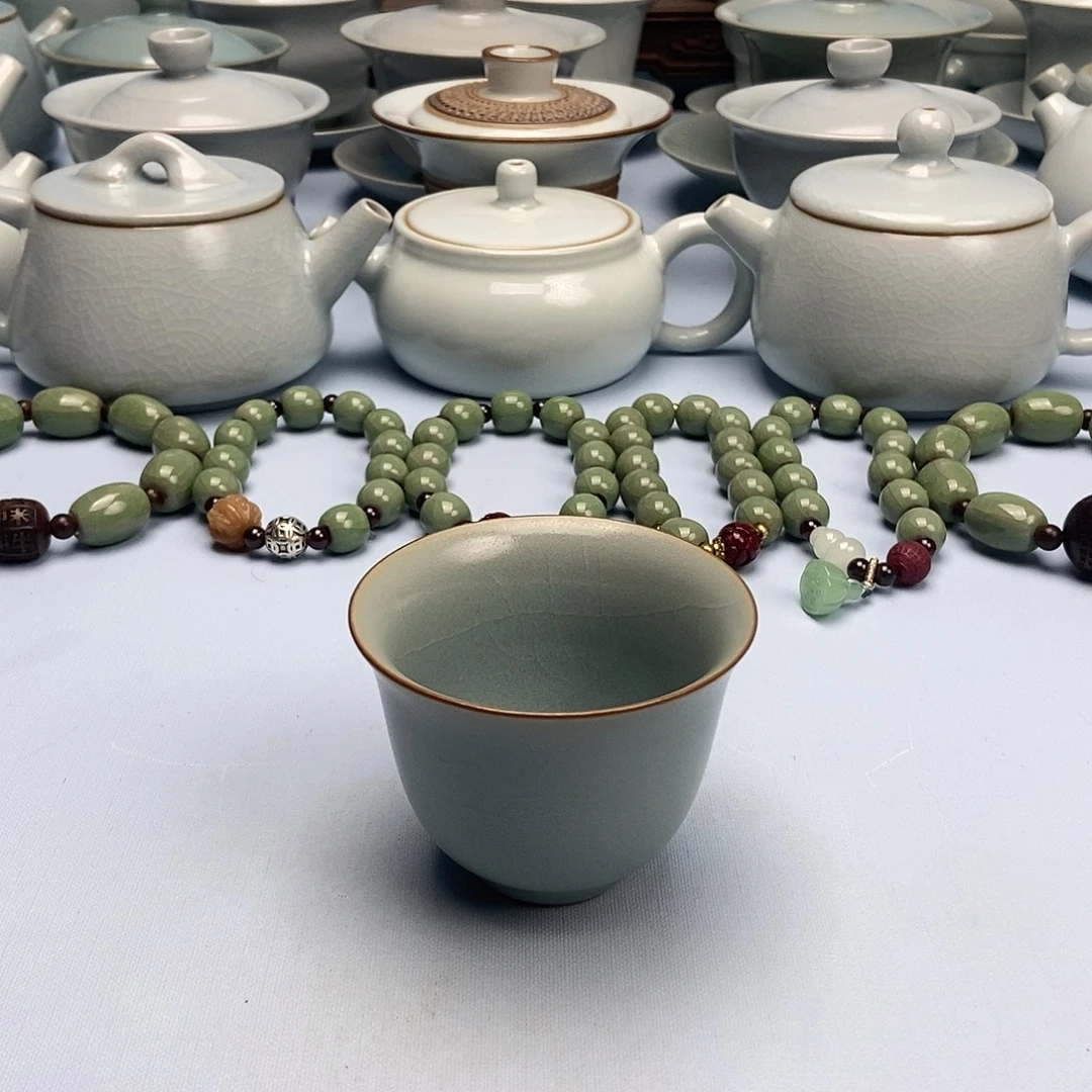 杯仿古铃铛杯原矿原釉原产地