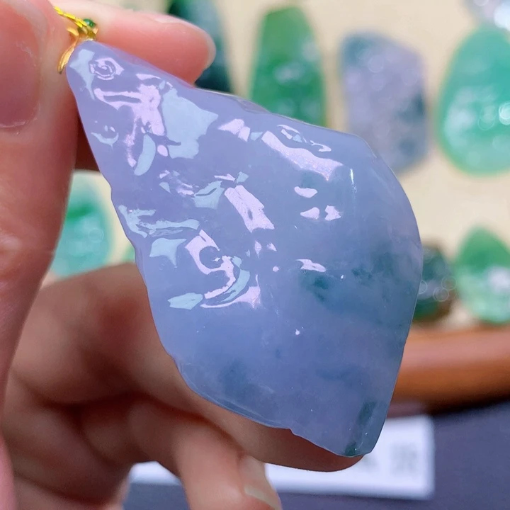 翡翠未镶嵌吊坠(不含链) 2922