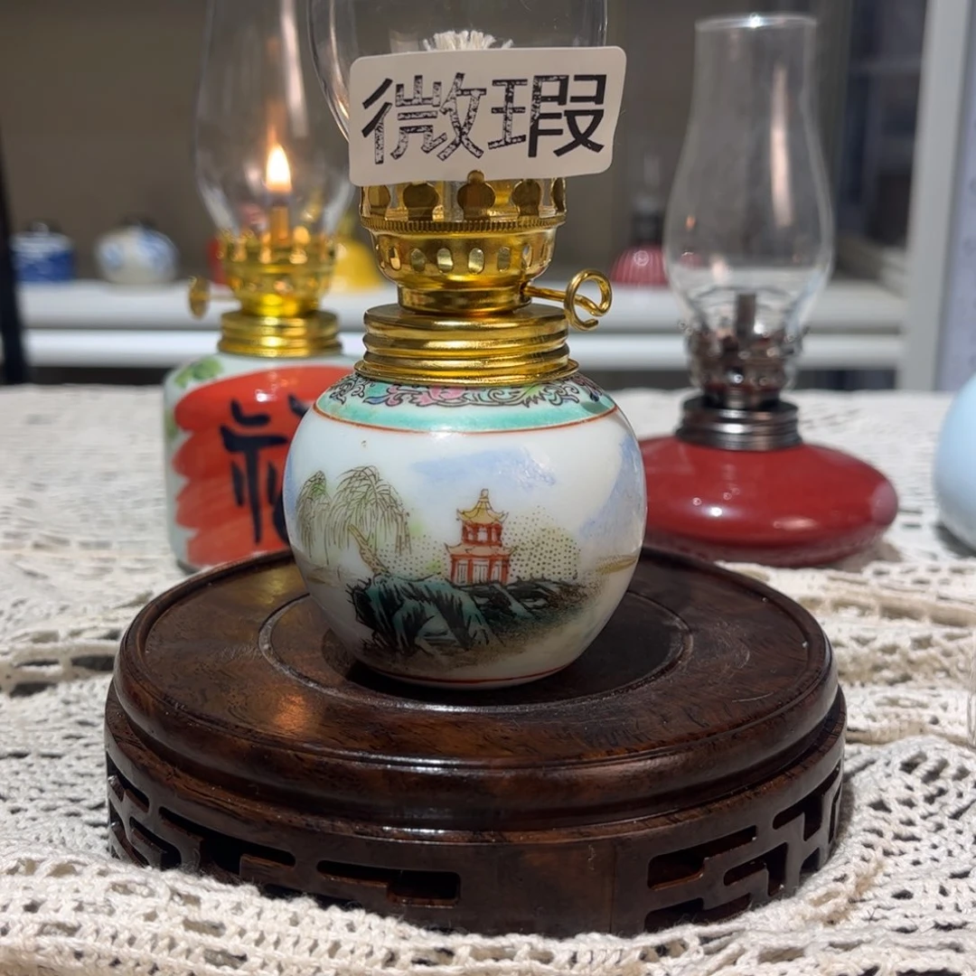 摆件景德镇陶瓷香薰灯