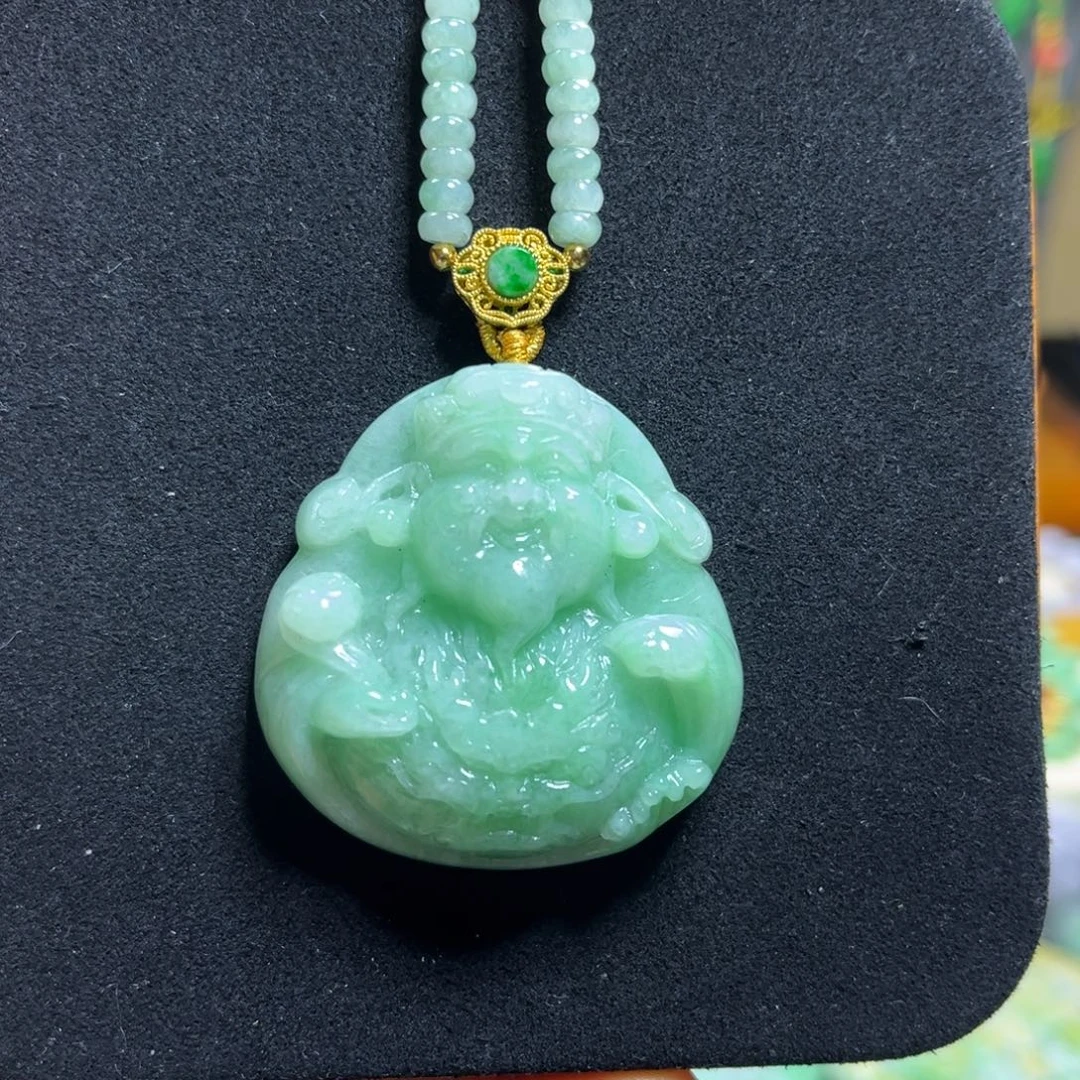 翡翠未镶嵌颈饰天然翡翠