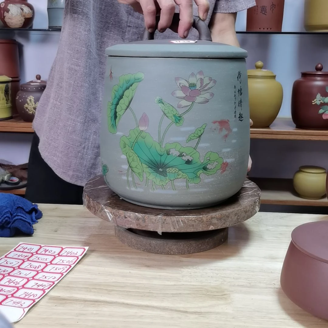 紫砂茶叶罐正品1124
