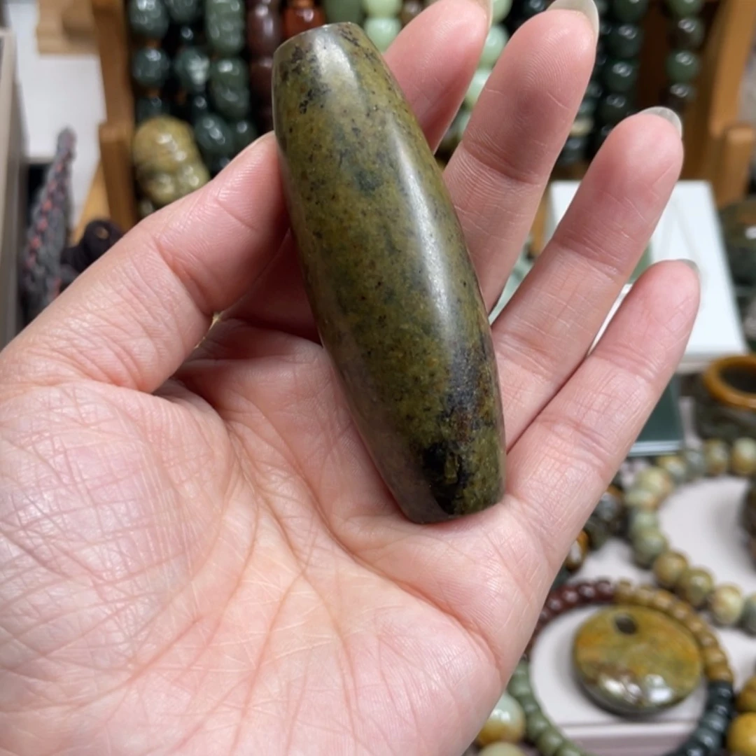 【闪购商品】岫岩河磨玉（透闪石质玉）手把件未镶嵌