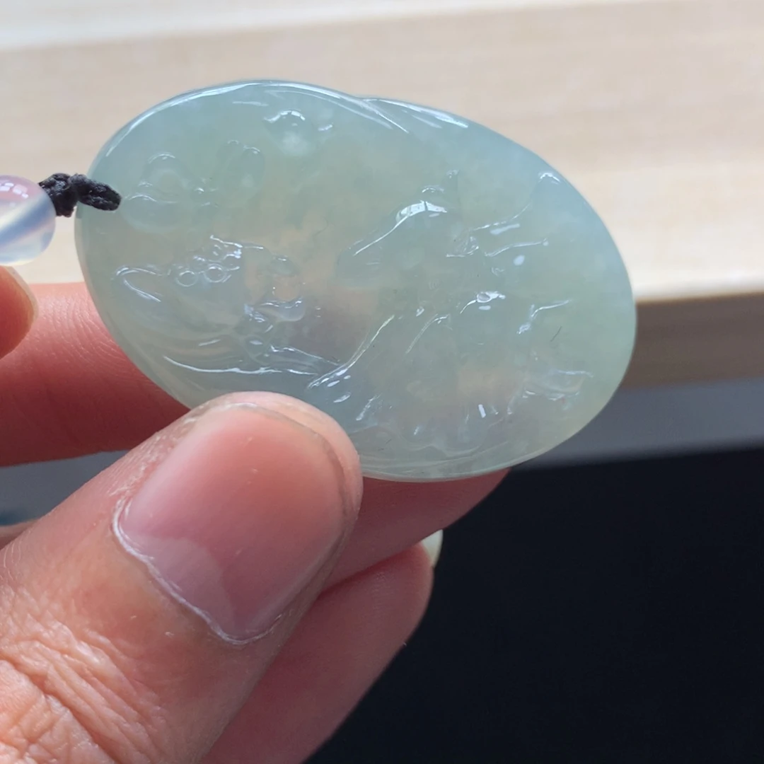 颈饰未镶嵌翡翠吊坠