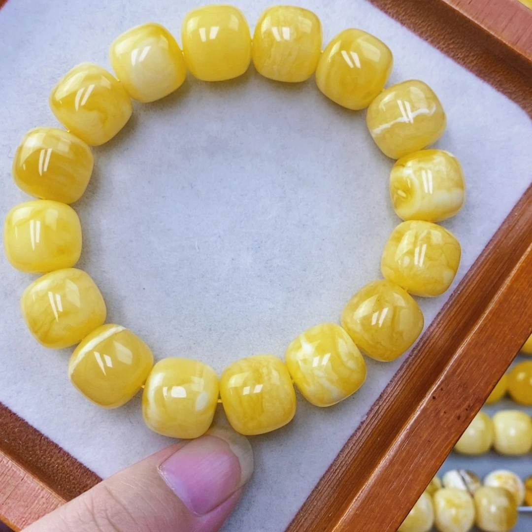 未镶嵌琥珀珠宝奇石尺寸14 mm