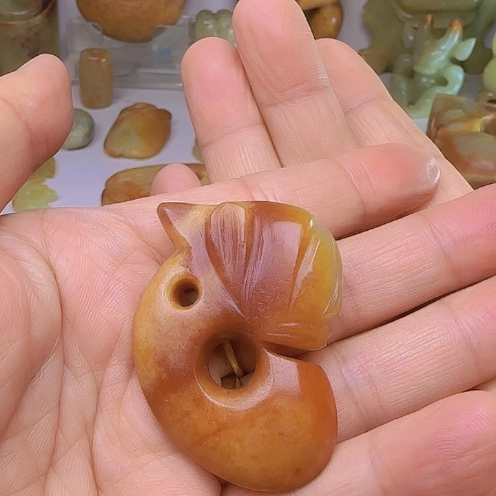 和田玉吊坠(不含链)未镶嵌