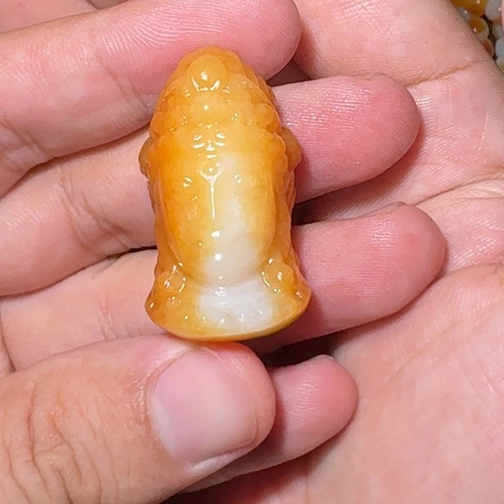 和田玉（糖玉）未镶嵌车挂