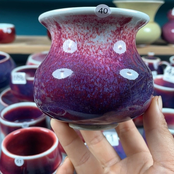 瓷片纯手工制作……微微瑕