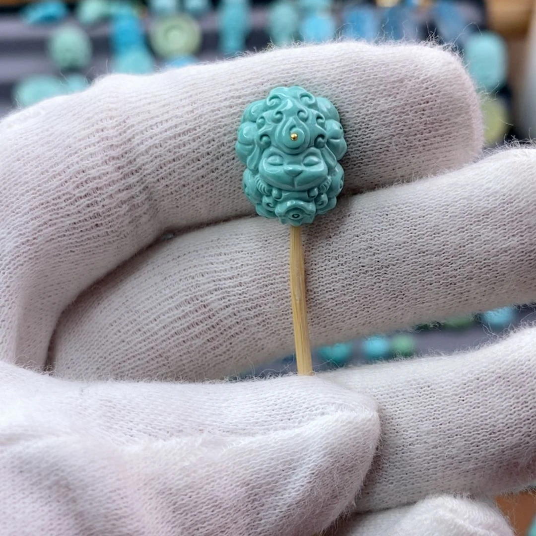 绿松石珠宝奇石未镶嵌