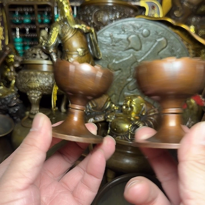 铜器摆件收收藏藏