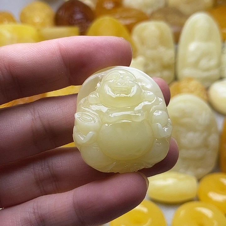 琥珀颈饰未镶嵌琥珀蜜蜡吊坠