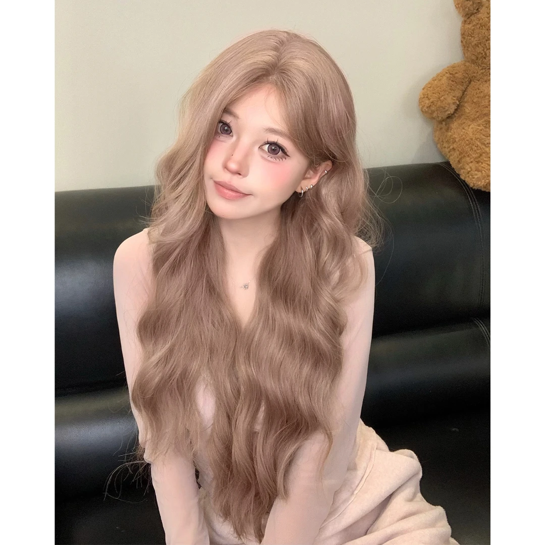 【旋转童话】AG升级3.0发丝假发网红同款长卷发中分自然显白日常