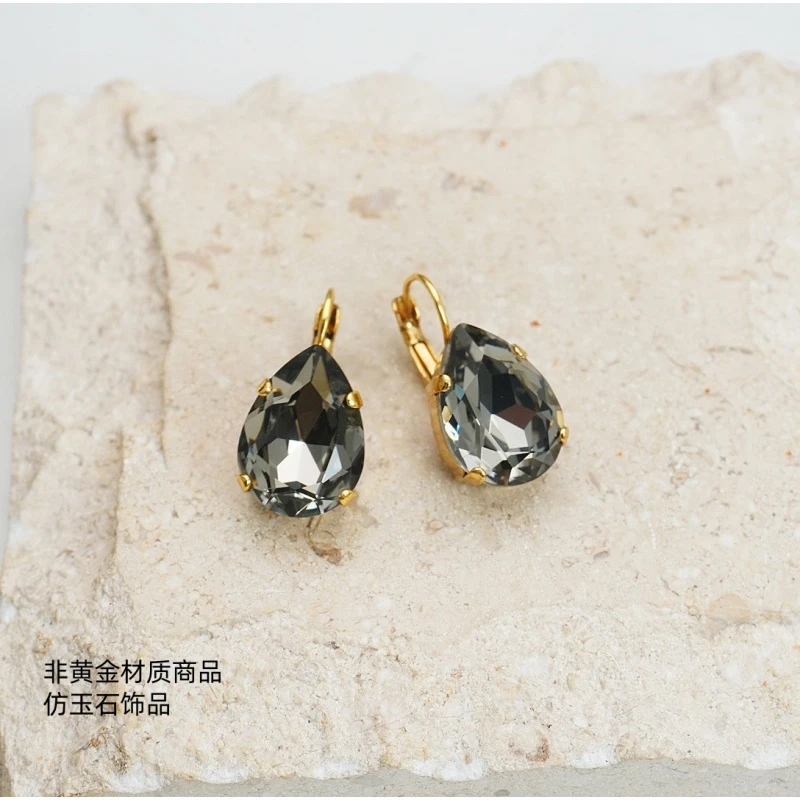 铜合金 合成立方氧化锆耳饰 CD02807