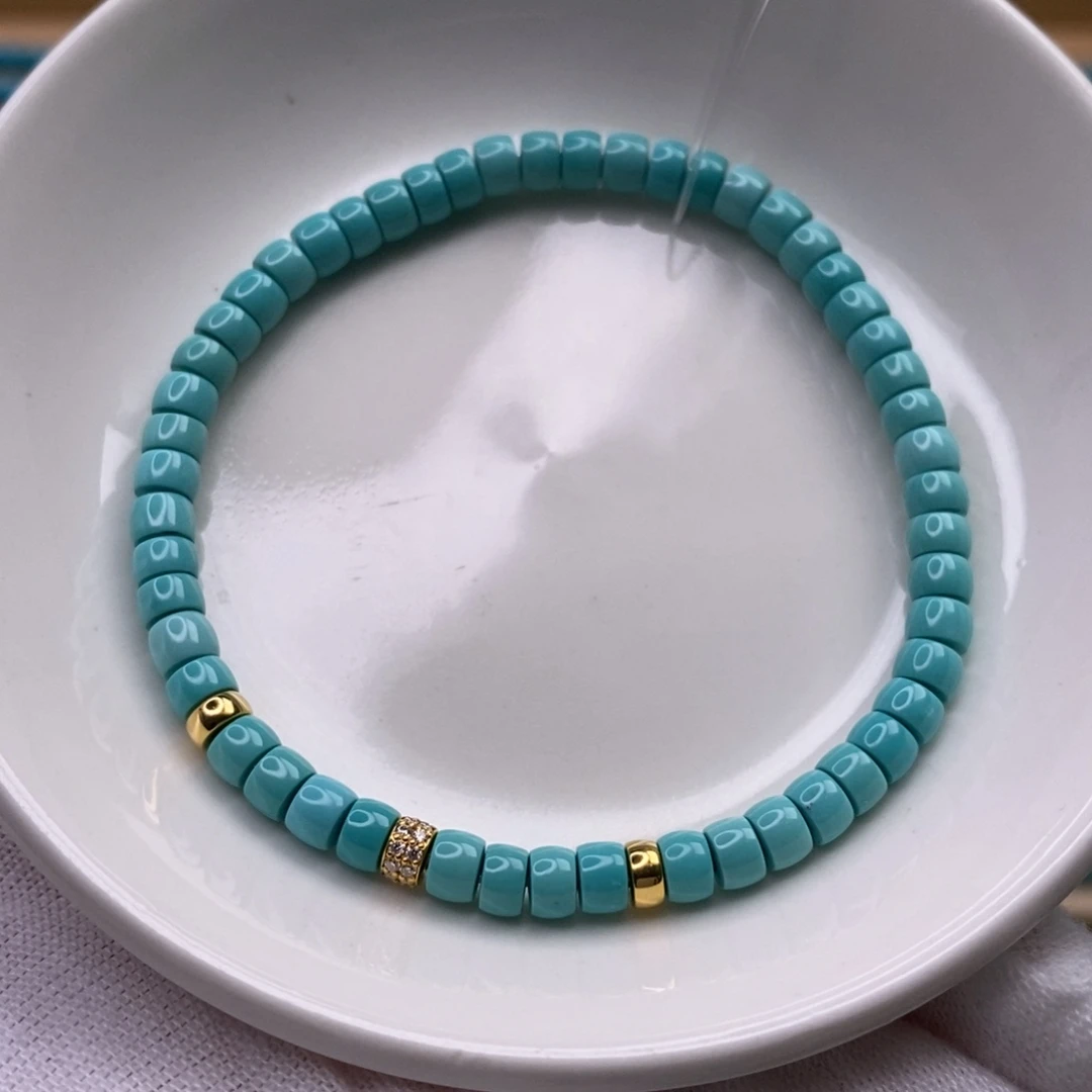 绿松石未镶嵌手链