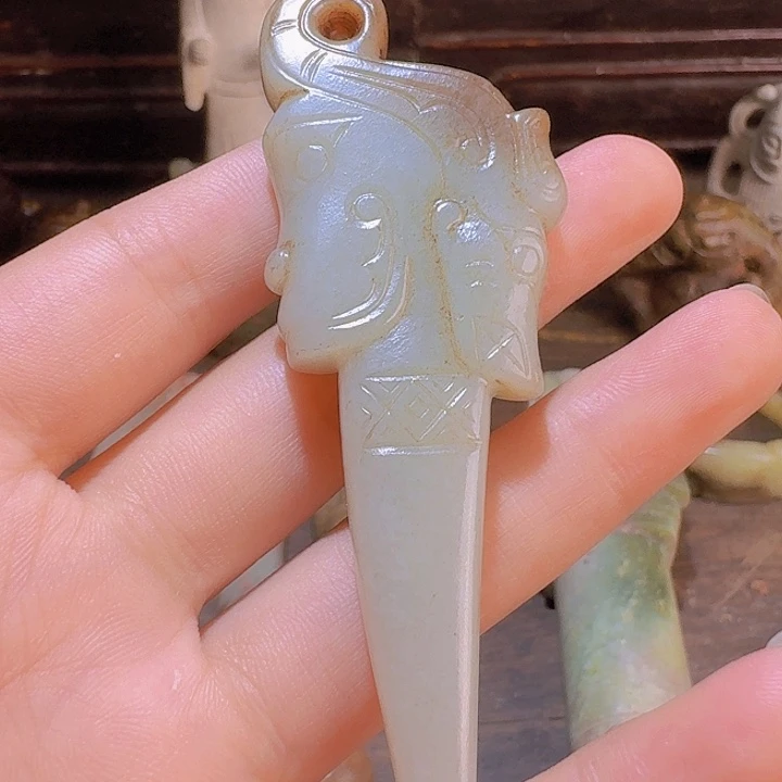 李***进和田玉未镶嵌挂件