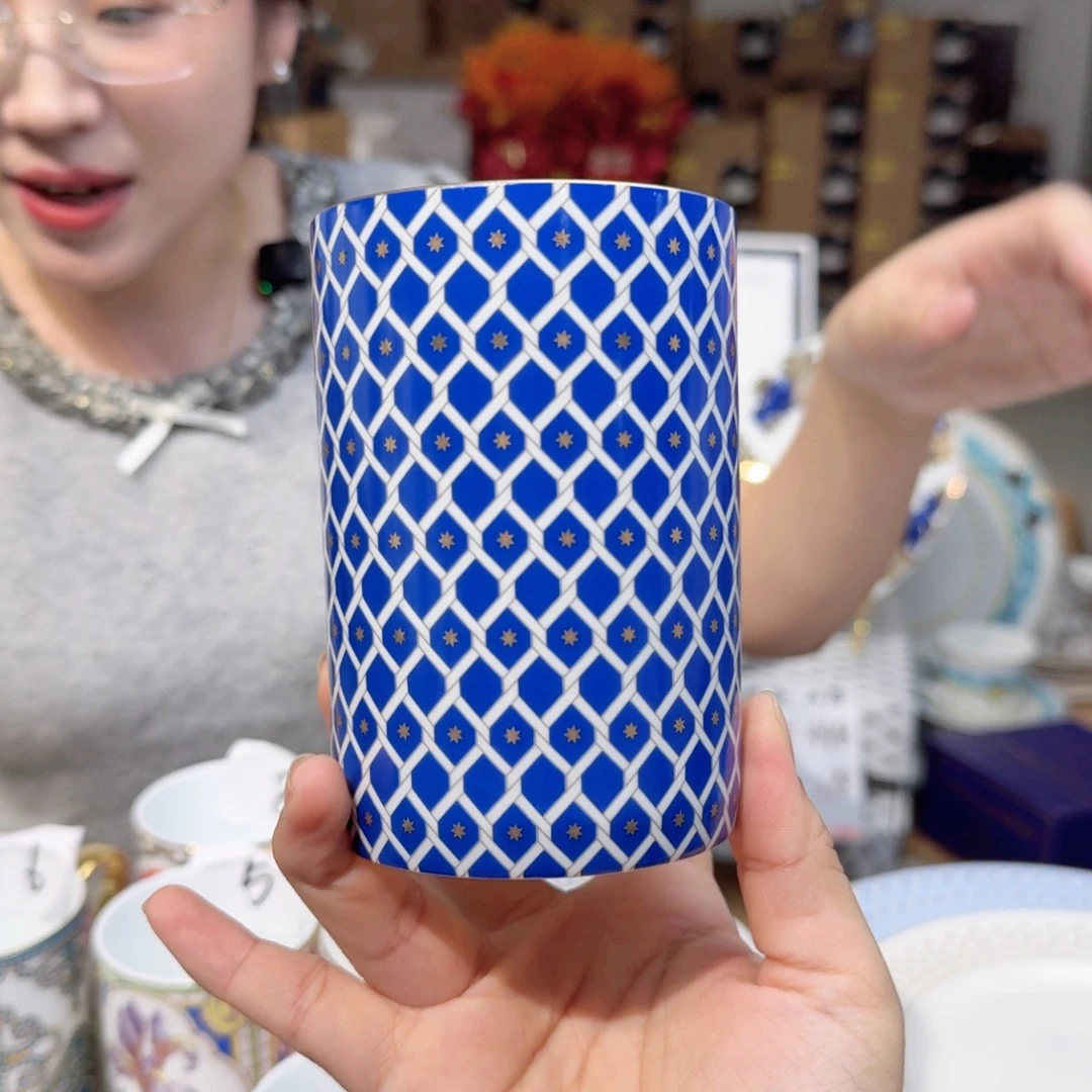 毛***园骨瓷马克杯370ml一个外贸骨瓷