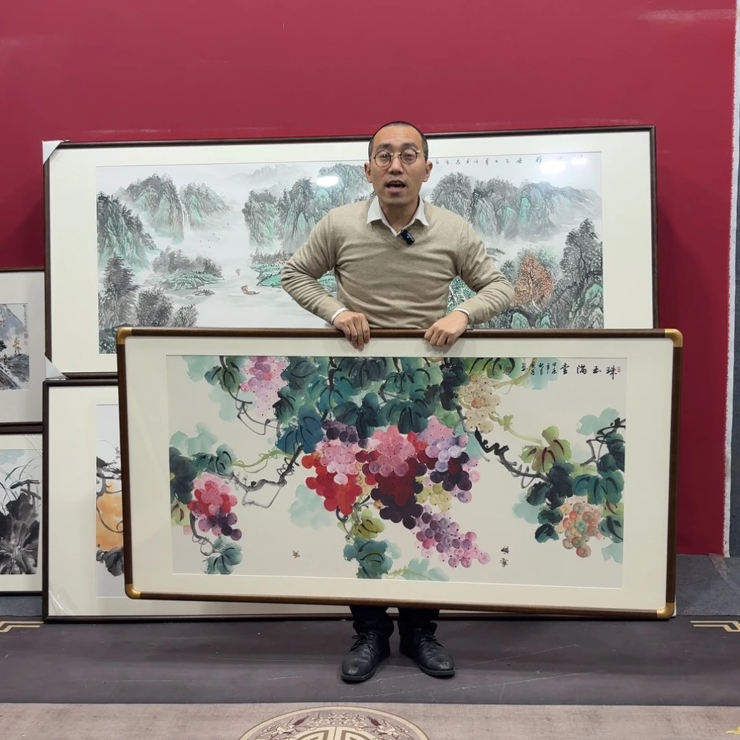 国画手绘作品160/80