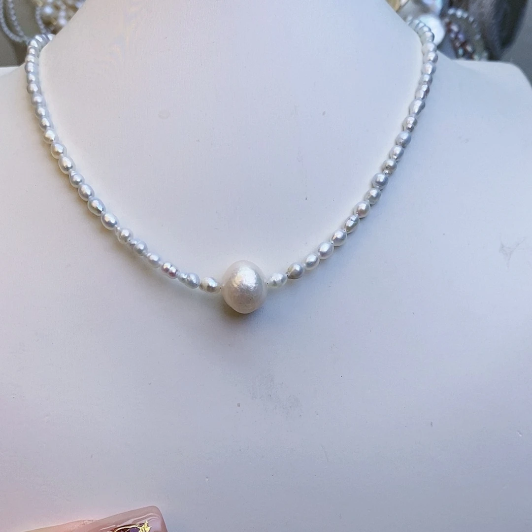 淡水珍珠颈饰未镶嵌