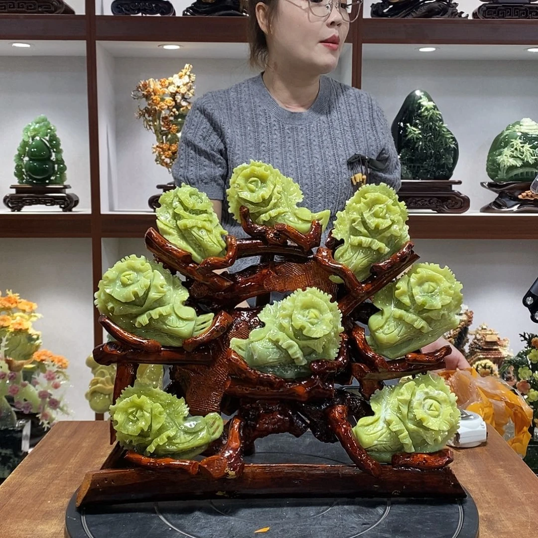 平***人玉山水摆件 玄关摆件