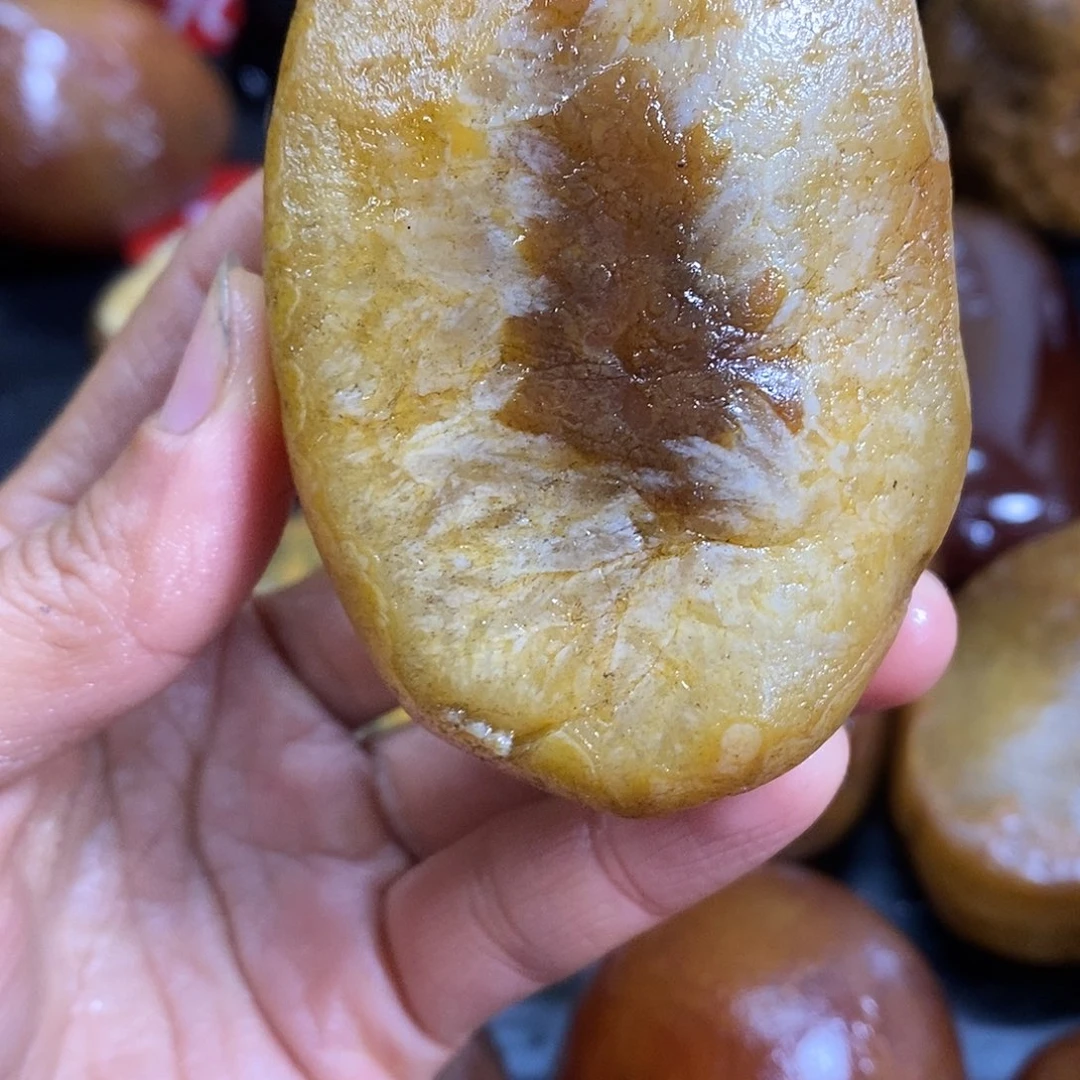 玛瑙/玉髓未镶嵌手把件