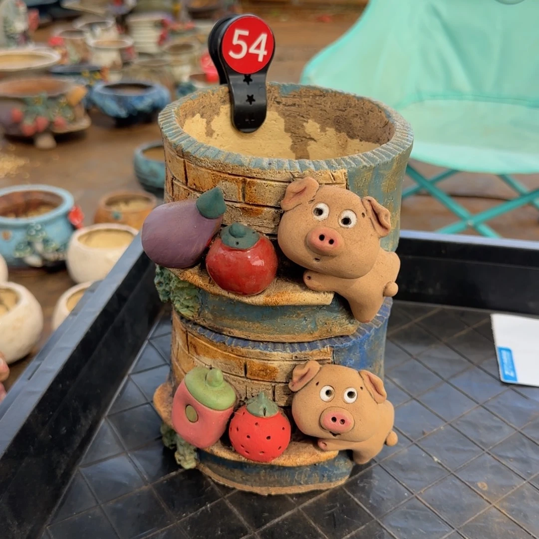 3***℃54。        花盆两个瑕