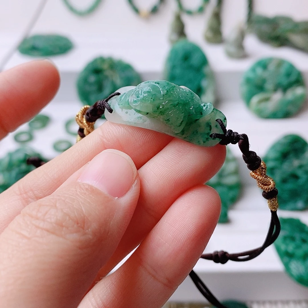 独山玉未镶嵌手链