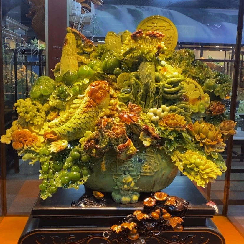 【闪购商品】蛇纹石玉未镶嵌摆件