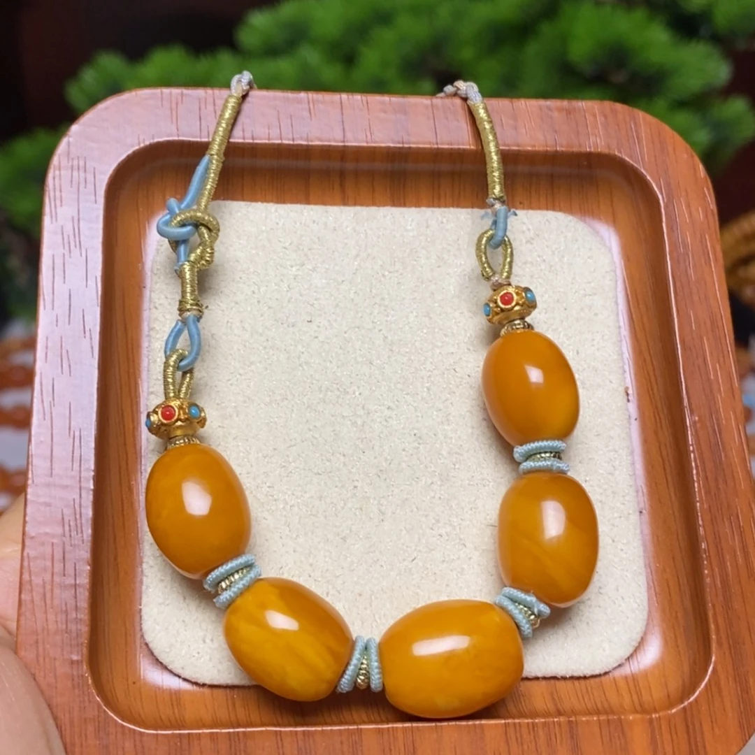 【闪购商品】蜜蜡颈饰未镶嵌项链