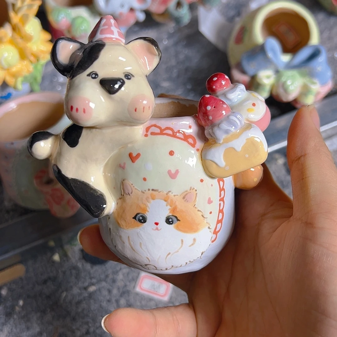 清仓老梧家手工多肉花盆