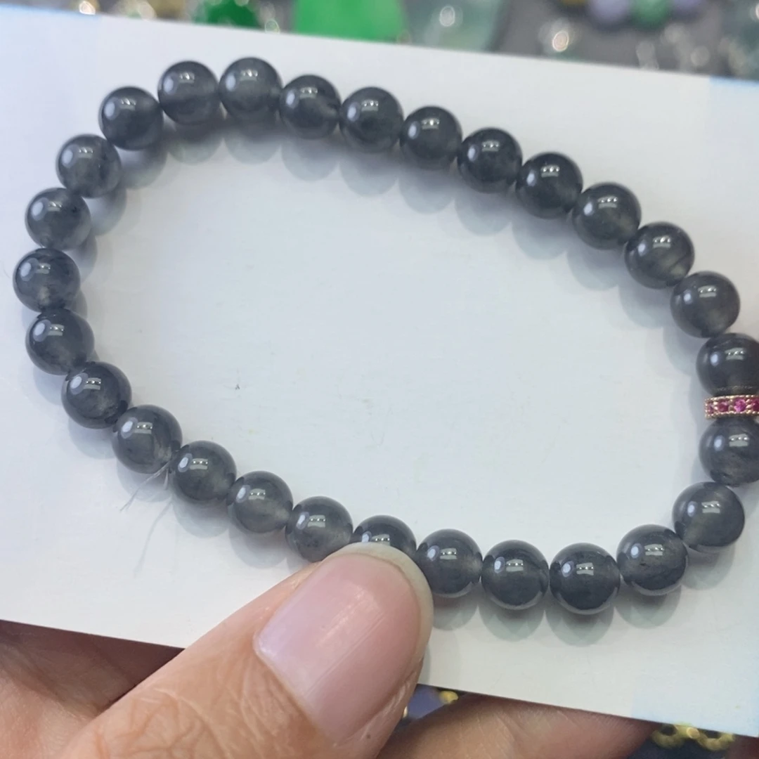 翡翠未镶嵌手链缅甸