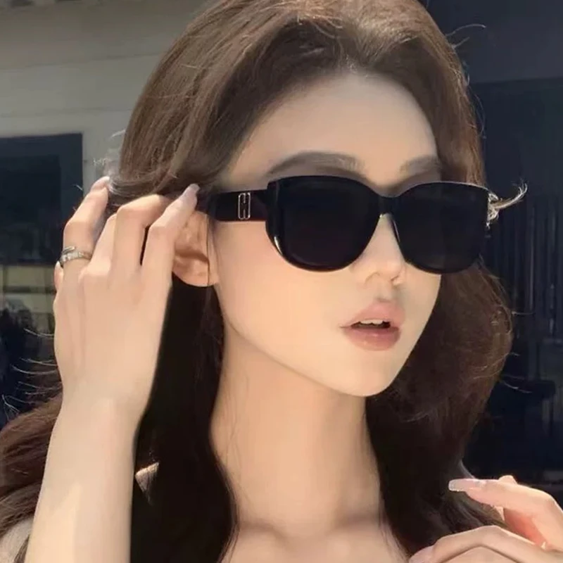 2025新款墨镜女高级感个性猫眼大框超轻偏光防紫外线近视太阳眼镜