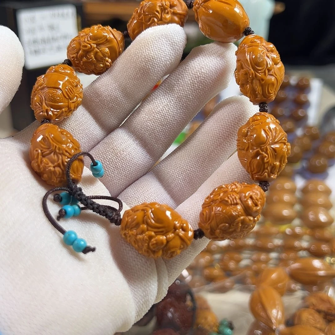 橄榄核手串/手链橄榄核雕刻手工艺品